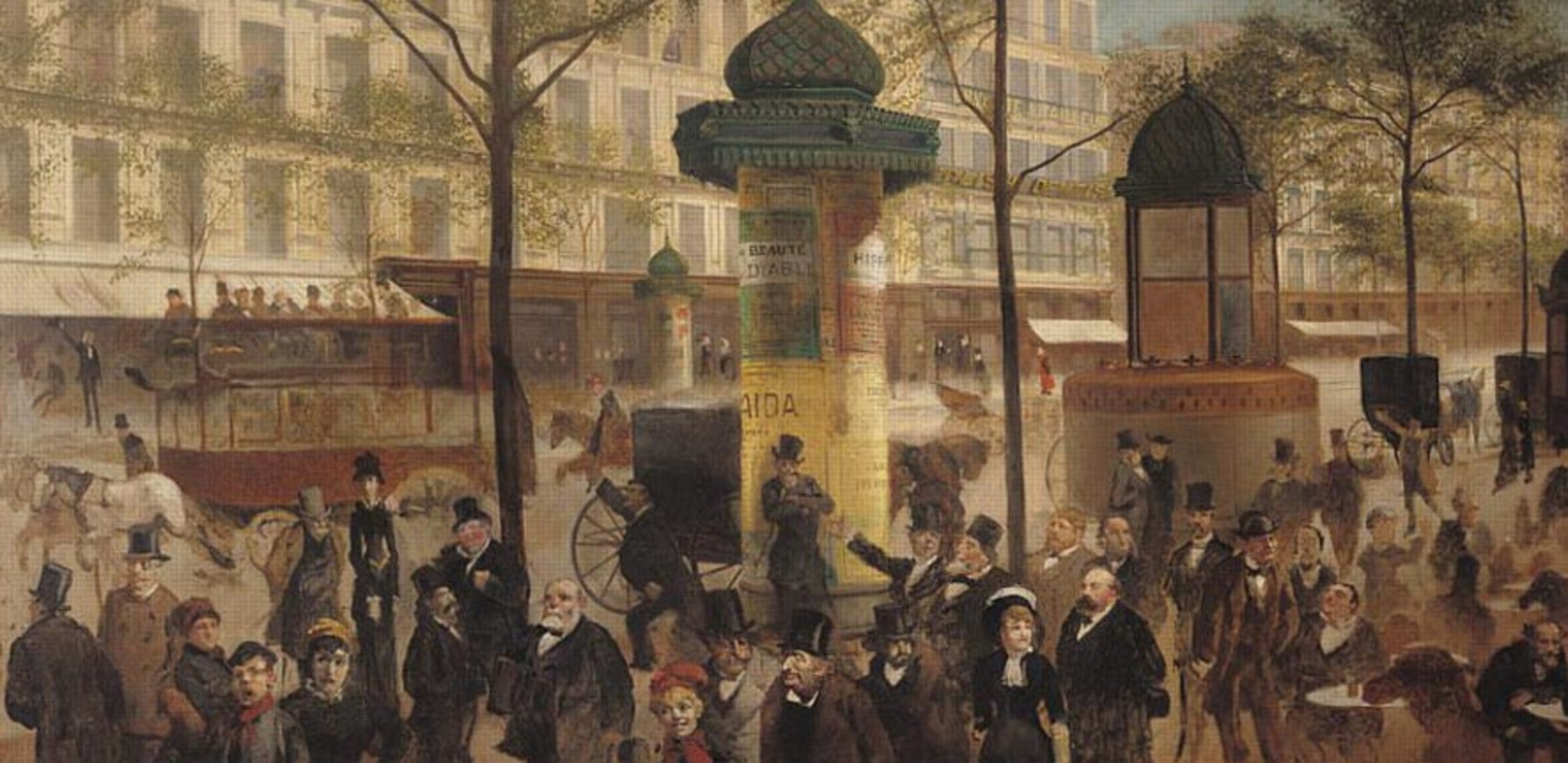 Study for a panorama of the Boulevard