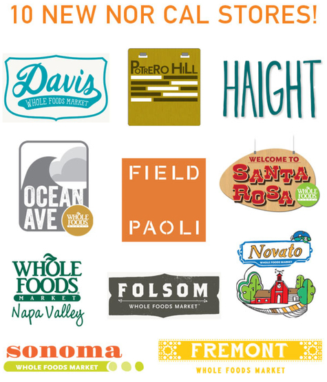 We've Completed Ten Whole Foods Markets in Northern California!